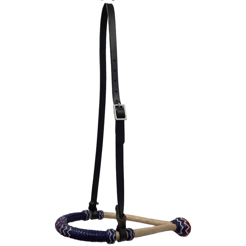 Tahoe Braided Rawhide Horse Bosal & Leather Hanger