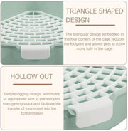 Rabbit Litter Box Bunny Corner Toilet Box Potty Trainer For Hamster Guinea Pig Ferret Rat Chinchialla Cage Pan
