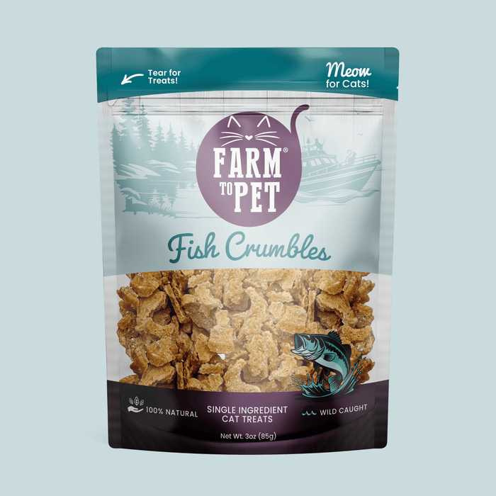 Fish Crumbles for Cats | All-Natural Fish Cat Treats