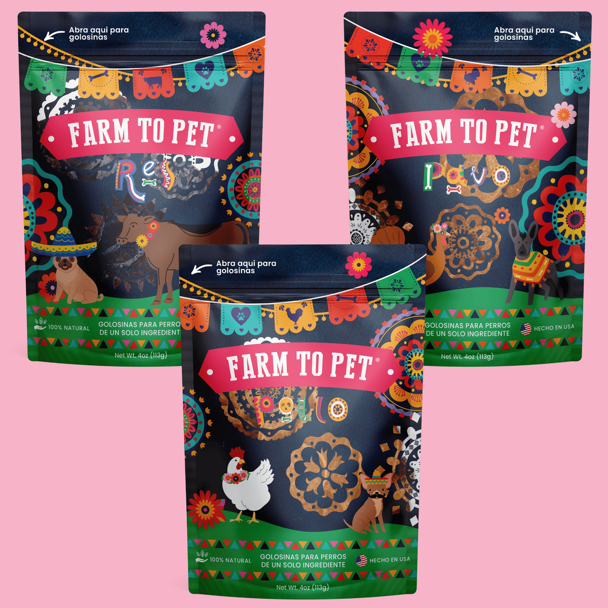 Premios Para Perros Fiesta Pack | Dog Treat Variety Bundle