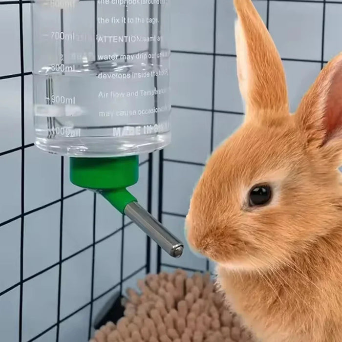 1L Hanging Water Bottle for Small Pets & Parrots