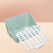Rabbit Litter Box Bunny Corner Toilet Box Potty Trainer For Hamster Guinea Pig Ferret Rat Chinchialla Cage Pan