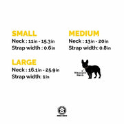 Fresh Pawz Industrial Belt Dog Collar — Yellow